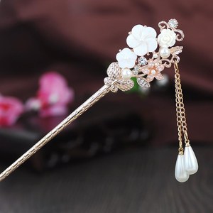 复古风发簪古典流苏步摇簪子中国宫廷发钗子盘发公主淑女头钗日韩