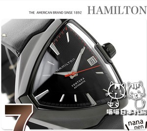 Hamilton汉密尔顿冒险者猫王纪念三角机械男表手表H2458573