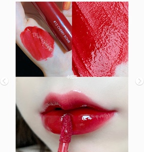 韩国新品romand果汁唇釉 12#cherry bomb 樱桃气泡酒唇蜜学生口红