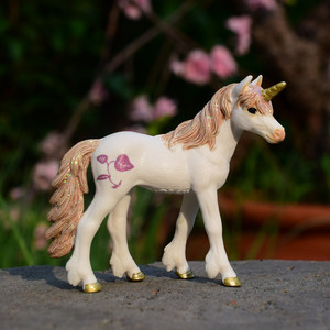 思乐绝版白马天马精灵独角兽仿真神话动物模型儿童玩具玩偶小摆件