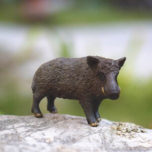 德国思乐正版野猪模型14783 犹猪 仿真野生动物儿童玩具摆件收藏