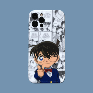 名侦探柯南适用iphone12promax手机壳8p苹果11动漫13软套xs男女xr