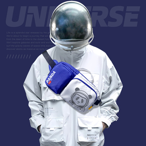 2022新款航天国潮胸包宇航员斜挎男女潮流设计感小众百搭时尚机能