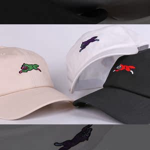 stackin bbc 飞狗 复古软顶可调节情侣嘻哈男女士棒球弯檐帽子