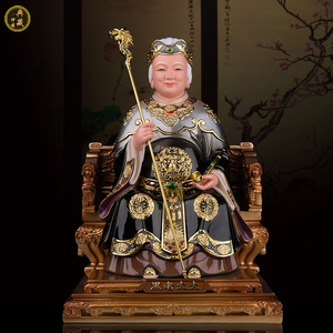 黑老太太神像树脂彩绘东北保家仙黑大仙家居供奉保平安黑妈妈佛像