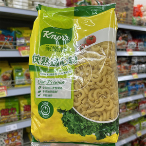 香港代购 港版knorr家乐牌通心粉400g 袋装 快熟意面空心粉非油炸