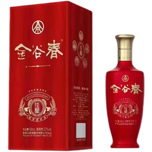 金谷春酒金谷春红佳酿酒6瓶500毫升52度1箱价格信阳淮滨特产