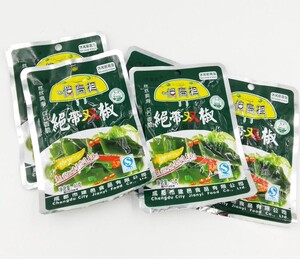 俏扁担绝代双椒海带袋装山椒海带片块 即食海鲜海带片丝 新疆包邮