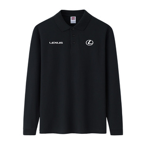 雷克萨斯汽车4s店工作服车友会车标志polo衫翻领t恤长袖bf风衣服