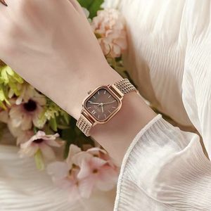 官网正品韩国聚利时专柜手表女士复古钢带时尚防水石英学生小方表