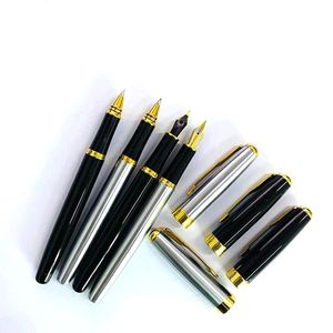 保尔钢笔吸墨笔商务办公签字笔宝珠笔学生练字笔金属礼品金笔包邮