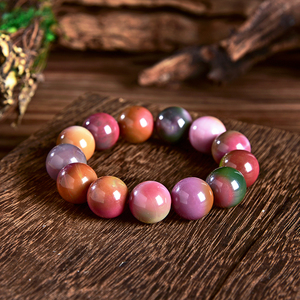 收藏级天然盐源玛瑙七彩南红八宝手串手链摆件雕刻件吊坠散珠多圈