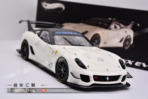 风火轮 精细 1:18 elite ferrari 法拉利599xx evo 2号 车模