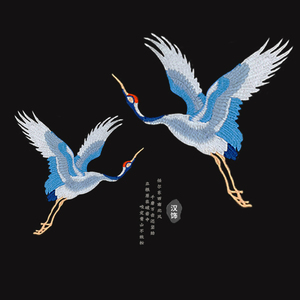 刺绣贴大号古风