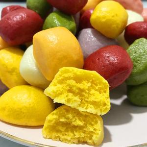 纯手工彩色馒头果蔬菜馒头儿童早餐卡通包婴儿宝宝辅食营养面食