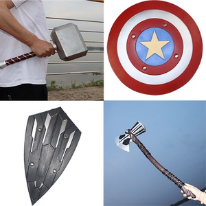 复仇联盟阐释者雷神斧雷神之锤美国队长盾牌1比1武器cos道具模型