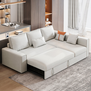 科技布沙发床两用可折叠客厅多功能小户型收纳带贵妃转角2022新款