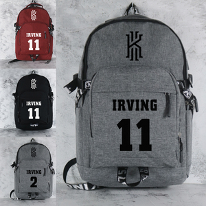 篮球运动双肩背包凯尔特人欧文kyrie irving11号书包男女学生背包