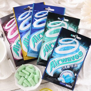 香港进口美国airwaves/劲浪/爽浪口香糖超强薄荷柠檬冰爽多种口味