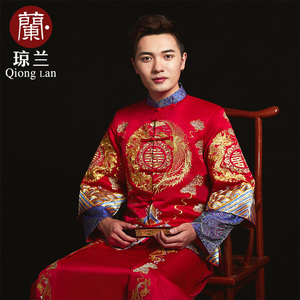 中式婚礼礼服伴郎