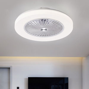 海邦风扇灯吸顶吊扇灯电扇灯卧室餐厅带电风扇顶灯现代简约客厅风