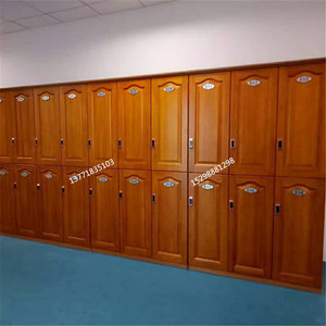 足浴房养生馆浴场浴池浴室木质更衣柜美容院酒店会所温泉馆储藏柜