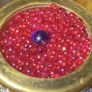 释迦摩尼佛顶轮幻彩坚固子一瓶   艳粉色  无限增生长大中供舍利8