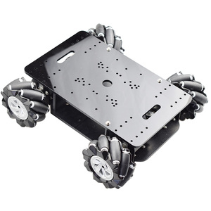 双层麦克纳姆轮底盘 兼容arduino树莓派stm32 全向轮机器人小车