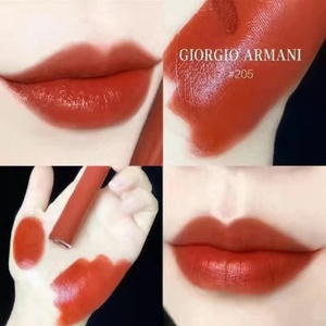 阿玛尼giorgio aemani口红至臻丝绒红管明星款亚光唇釉400g正红