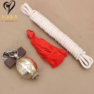 流星锤防身软兵器绳锤绳镖表演流星锤空心送彩布 4米绳子包邮