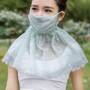 蒙面口罩女防晒