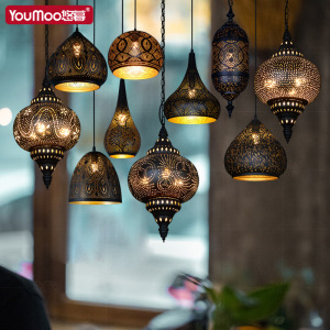 美式工业风复古吊灯镂空新疆餐厅异域饭店民宿咖啡厅卡座酒吧灯具