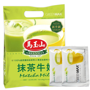 台湾马玉山原装进口抹茶牛奶经典口味下午茶冲饮品冷热饮15g*14袋