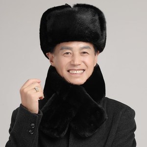 岑曼老人帽子男冬保暖东北棉帽中老年加厚爸爸爷爷火车头雷锋帽大