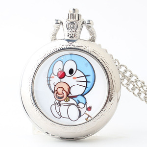 可爱卡通儿童手表动漫二次元《哆啦a梦》男女学生怀表节日礼物