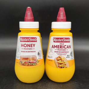澳大利亚masterfoods honey mustard蜂蜜黄芥末酱美式淡味芥末酱