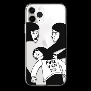 卡通苹果14小众黑暗丧系适用iphone13promax镜头全包透明12手机壳