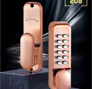 小米智能防水机械密码锁门锁办公室门锁电子密码锁肯德基麦当劳使