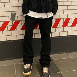 00kimoray淘宝多色yeezy season6侃爷裤子kanye水洗做旧宽松束脚