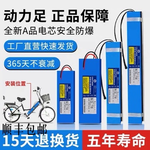 电动车锂电池48V10a12a滑板车36V电瓶车自行车60V15a20a定制通用