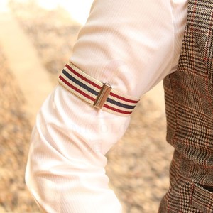 复古法式商务袖箍男女弹性西装衬衫上衣袖箍袖环臂带臂环带袖扣