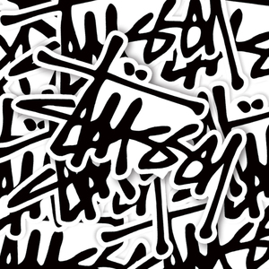 stussy斯图西潮牌行李箱贴纸旅行箱笔记本电脑防水贴手机吉他贴画