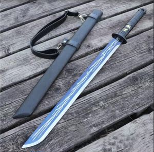 车载龙泉唐横刀绣春刀宽柄一体唐剑刀剑环首训练刀户外防身未开刃