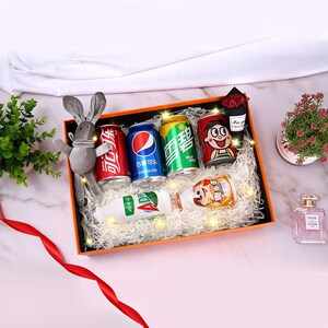 儿童生日礼物盒空盒饮料百事可乐娃哈哈抖音同款网红礼品包装盒子