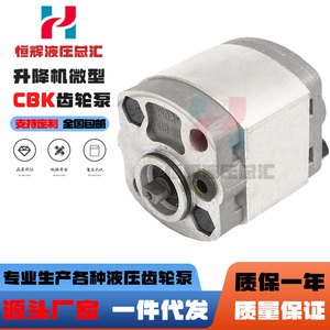CBK齿轮泵微型升降机CBK-F2.1/3.2/4.8/4.2/5.8/1.6/0.63高压油泵