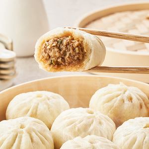 【3袋】冯源猪肉包子温州酒家冷速冻食品儿童早餐点心半成品面食