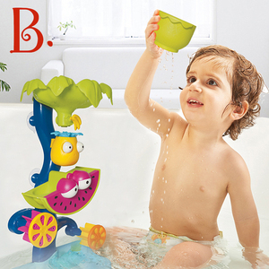 美国比乐B.toys猫头鹰回转水车宝宝洗澡玩水玩沙转轮沙滩儿童玩具