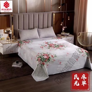上海民光正品全线丝光床单   囯民传统老式加厚纯棉 国货之光
