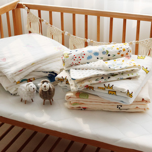 纯棉加厚纱布单人双人婴儿童毛毯午睡空调毛巾毯子夏季盖毯第九周日