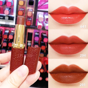 欧莱雅小棕皮唇膏口红294/291/292/640/641/642热巴同款
